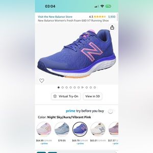 Women’s New Balance Fresh Foam 680 V7 sneakers